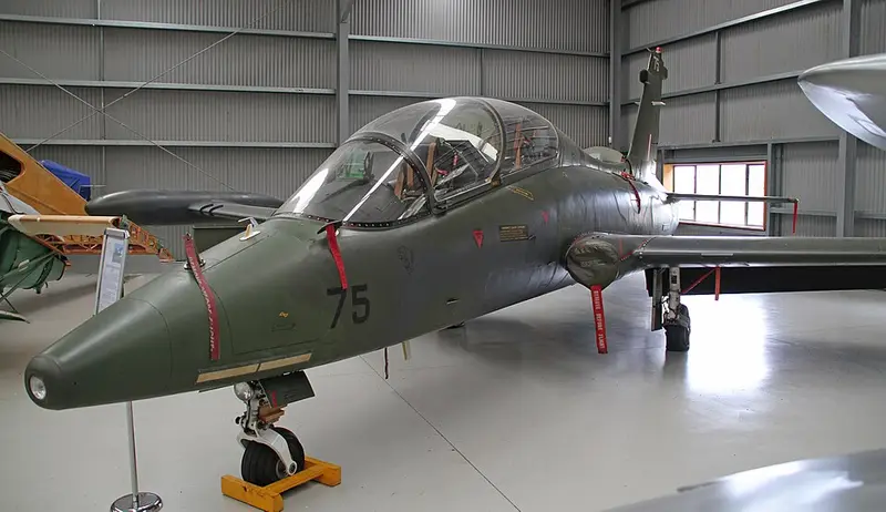 Aermacchi MB-339, example photo from Wikimedia Commons