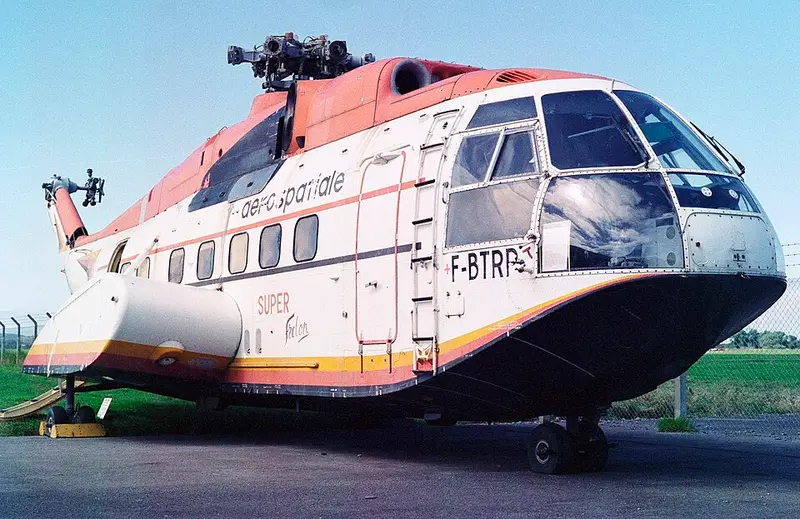 Aerospatiale SA321 Super Frelon, example photo from Wikimedia Commons