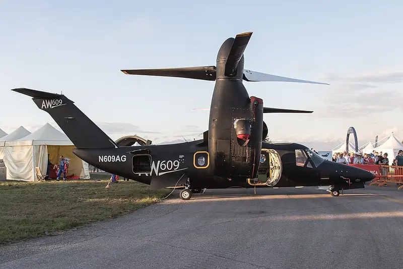 Agustawestland AW-609, example photo from Wikimedia Commons