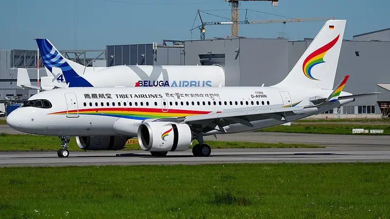 Airbus A-319neo, example photo from Wikimedia Commons