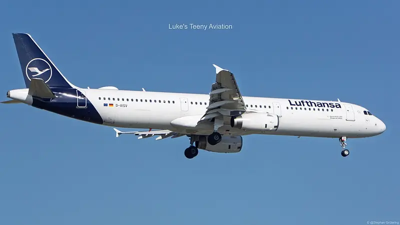 Airbus A-321, Beispielfoto von Wikimedia Commons