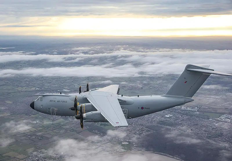 Airbus A-400M Atlas, Beispielfoto von Wikimedia Commons