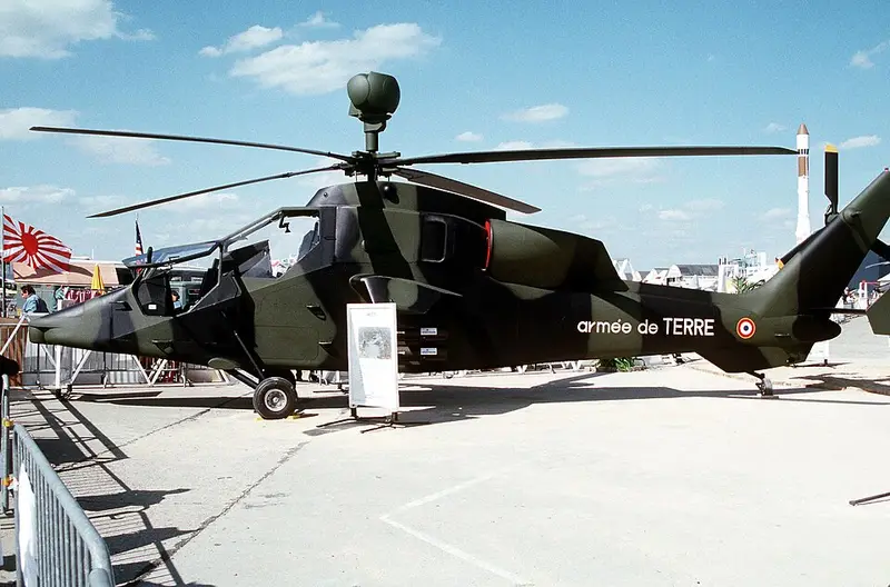 Airbus Helicopters EC-665 Tiger, example photo from Wikimedia Commons