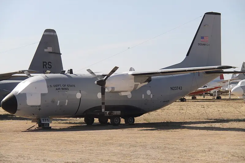 Alenia G-222, example photo from Wikimedia Commons