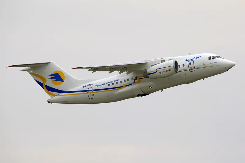 Antonov An-148, Beispielfoto von Wikimedia Commons