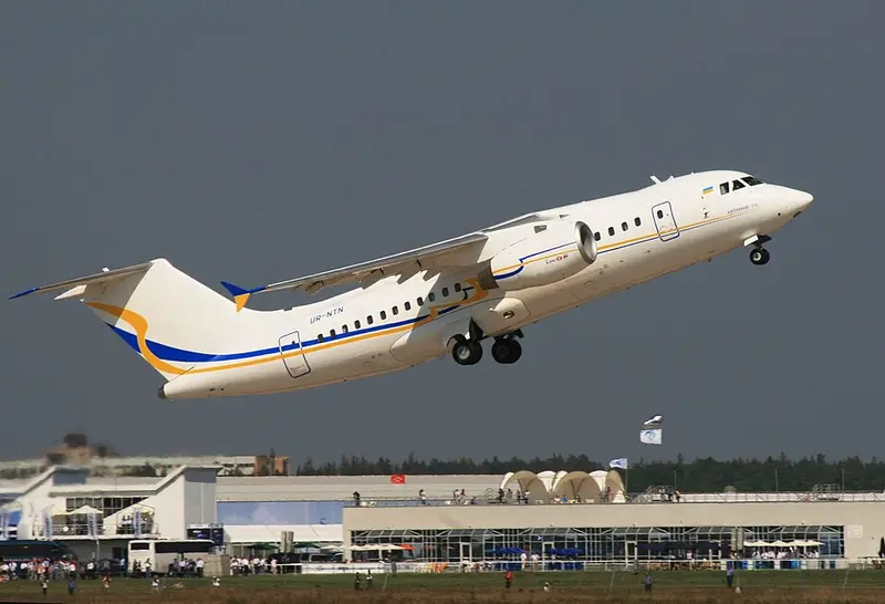 Antonov An-158, Beispielfoto von Wikimedia Commons