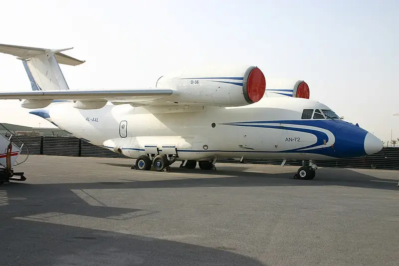 Antonov An-72, example photo from Wikimedia Commons