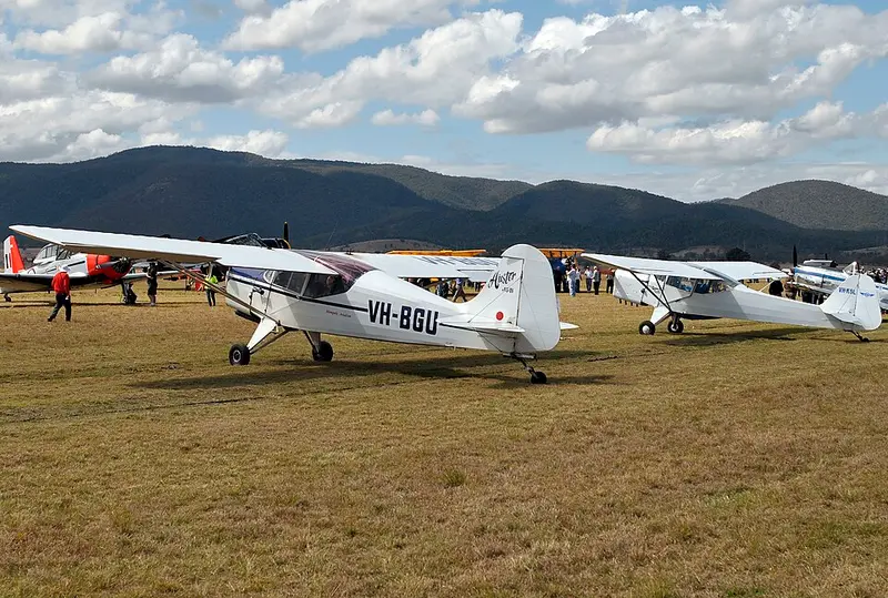 Auster J-5B Autocar, example photo from Wikimedia Commons