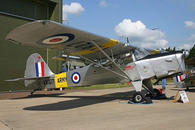 Auster Q, example photo from Wikimedia Commons