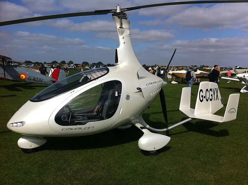 Autogyro Cavalon, example photo from Wikimedia Commons