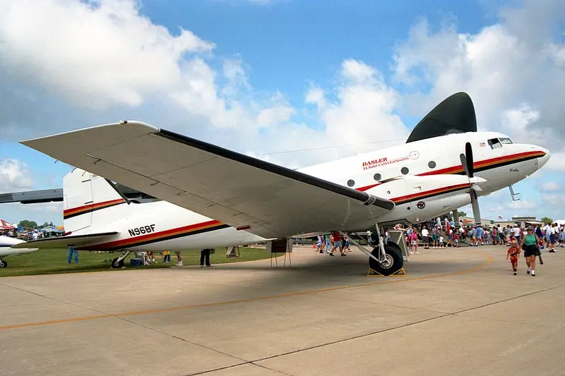 Basler BT-67, Beispielfoto von Wikimedia Commons
