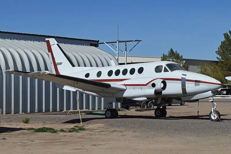 Beech 100 King Air, Beispielfoto von Wikimedia Commons