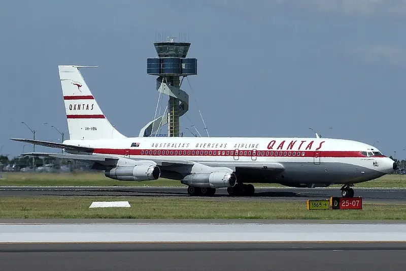 Boeing 707-100, Beispielfoto von Wikimedia Commons