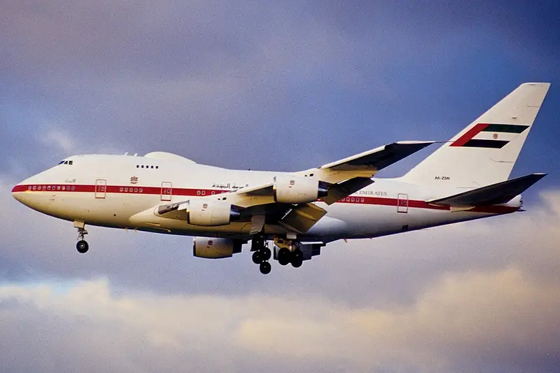 Boeing 747SP, example photo from Wikimedia Commons