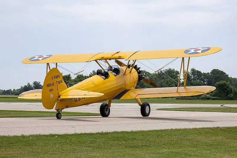 Boeing 75 Kaydet, example photo from Wikimedia Commons