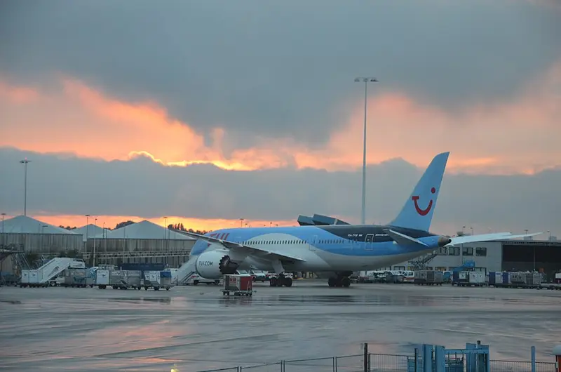 Boeing 787-8 Dreamliner, example photo from Wikimedia Commons