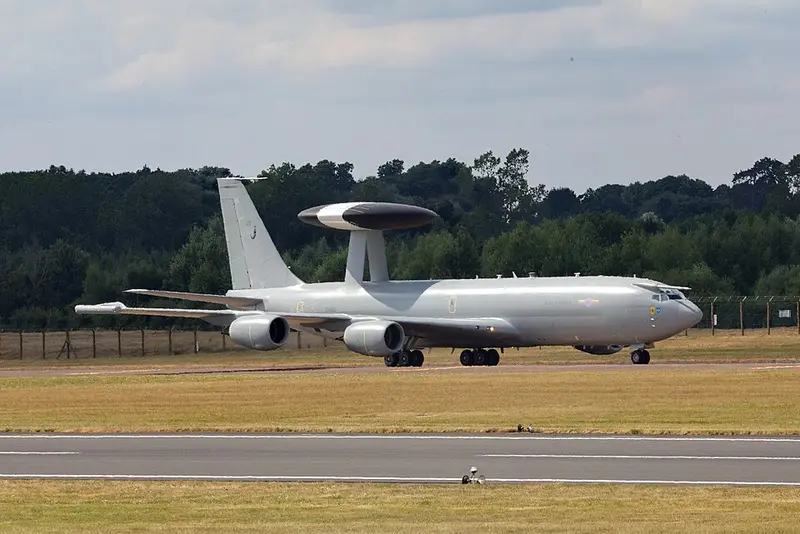 Boeing E-3D Sentry, example photo from Wikimedia Commons
