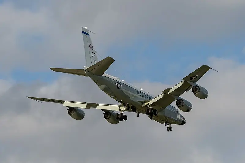 Boeing RC-135, example photo from Wikimedia Commons