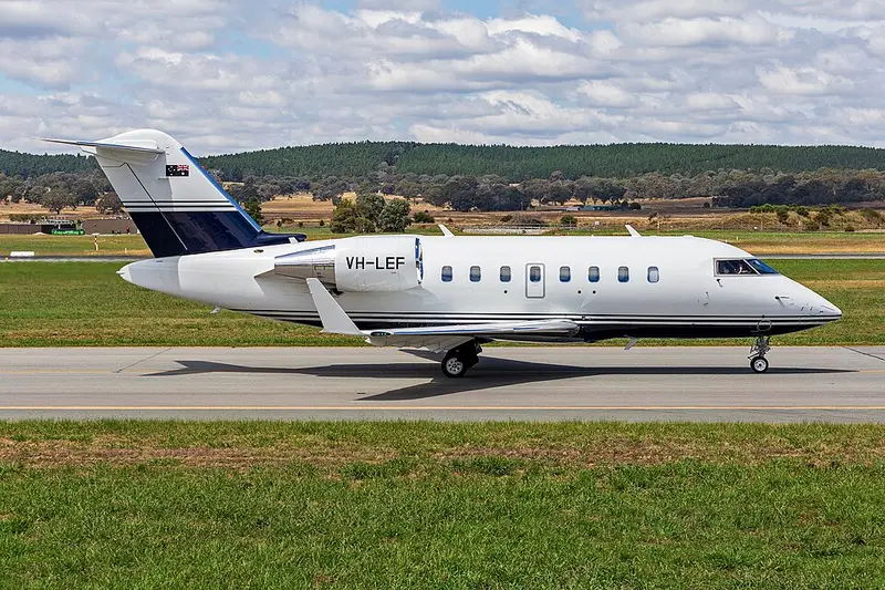 Bombardier CL-600 Challenger 650, example photo from Wikimedia Commons