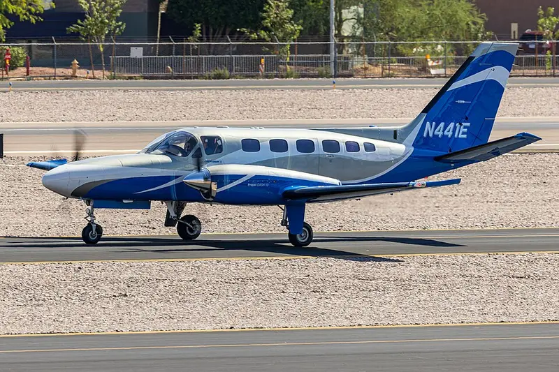 Cessna 441 Conquest, example photo from Wikimedia Commons