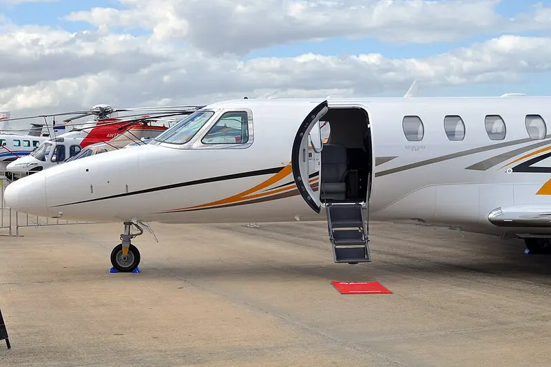 Cessna 525C Citation CJ4, example photo from Wikimedia Commons