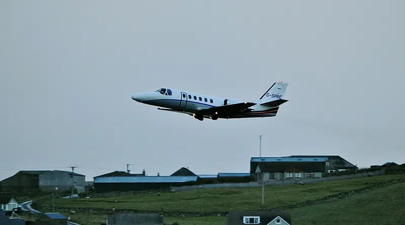 Cessna 550 Citation 2, example photo from Wikimedia Commons