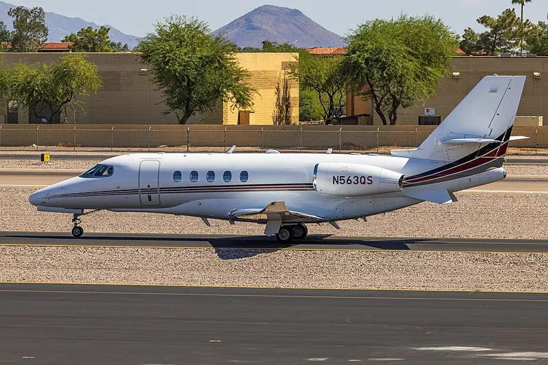 Cessna 680A Citation Latitude, Beispielfoto von Wikimedia Commons