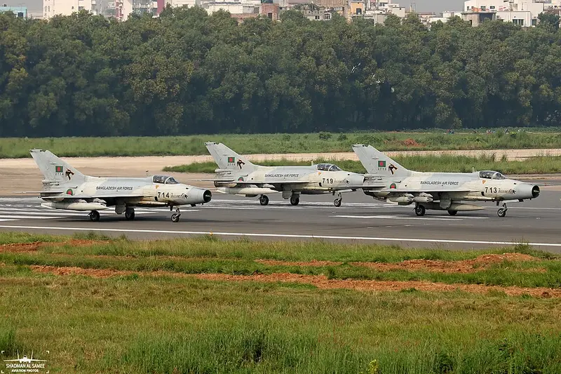 Chengdu F-7, Beispielfoto von Wikimedia Commons