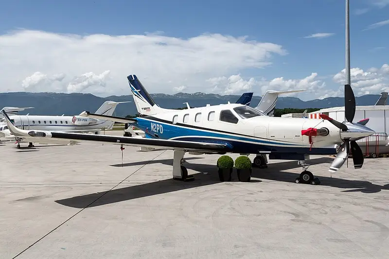 Daher TBM-930, example photo from Wikimedia Commons