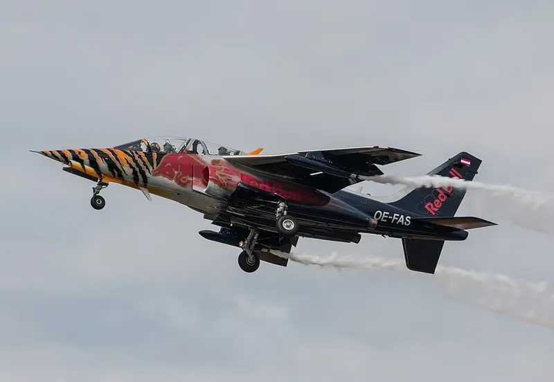 Dassault-Dornier Alpha Jet, example photo from Wikimedia Commons