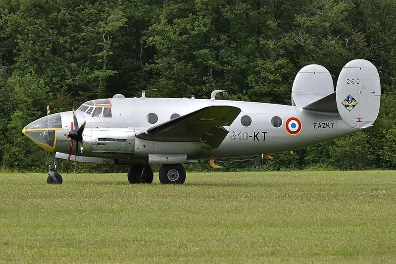 Dassault MD-311 Flamant, example photo from Wikimedia Commons