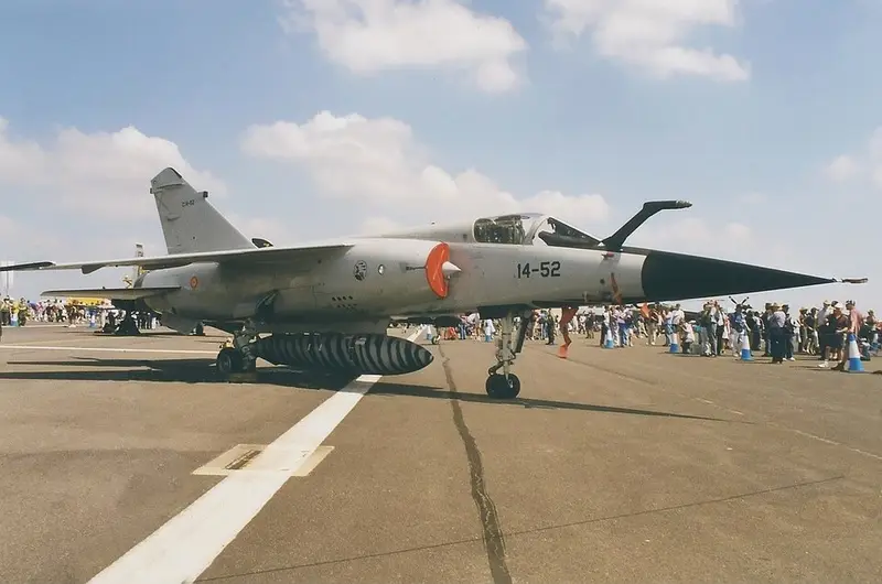 Dassault Mirage F1, example photo from Wikimedia Commons