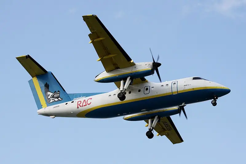 De Havilland Canada DHC-8-100 Dash 8, example photo from Wikimedia Commons