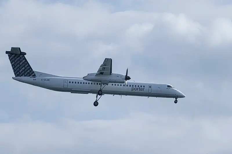 De Havilland Canada DHC-8-400 Dash 8, example photo from Wikimedia Commons