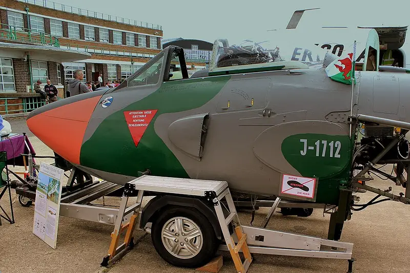 De Havilland DH-112 Venom, example photo from Wikimedia Commons