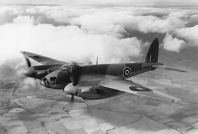 De Havilland DH-98 Mosquito, Beispielfoto von Wikimedia Commons