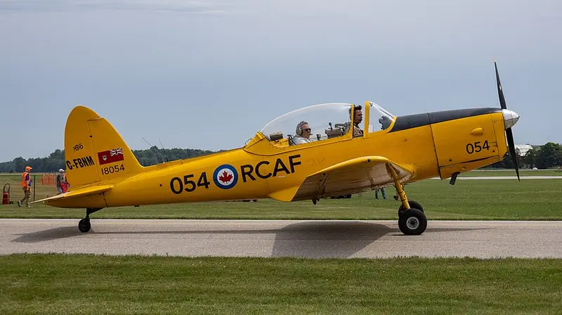 De Havilland DHC-1 Chipmunk, Beispielfoto von Wikimedia Commons