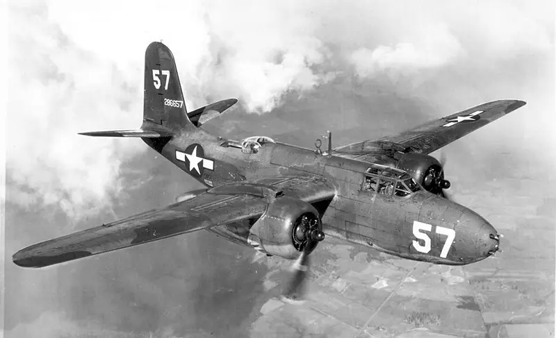 Douglas A-20 Havoc, example photo from Wikimedia Commons