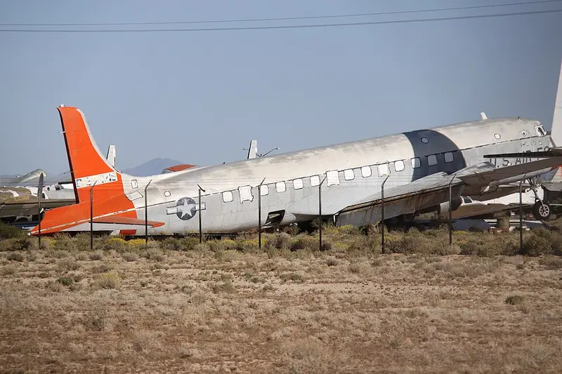 Douglas DC-6, example photo from Wikimedia Commons