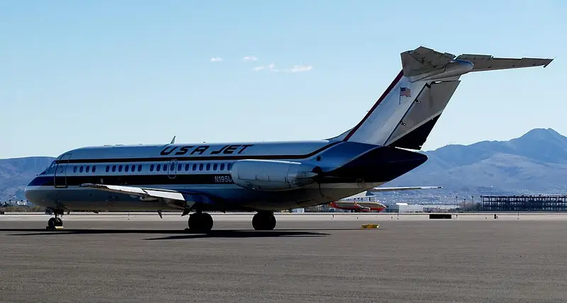 Douglas DC-9-10, example photo from Wikimedia Commons