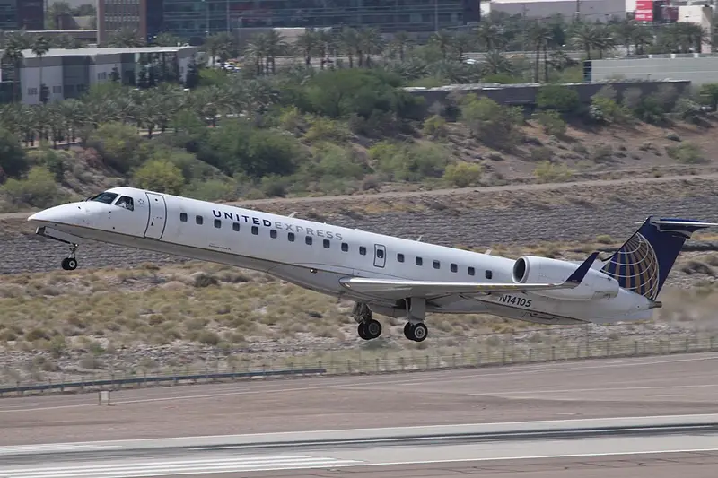 Embraer EMB-145XR, example photo from Wikimedia Commons