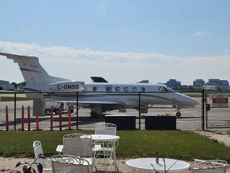 Embraer EMB-505 Phenom 300, example photo from Wikimedia Commons