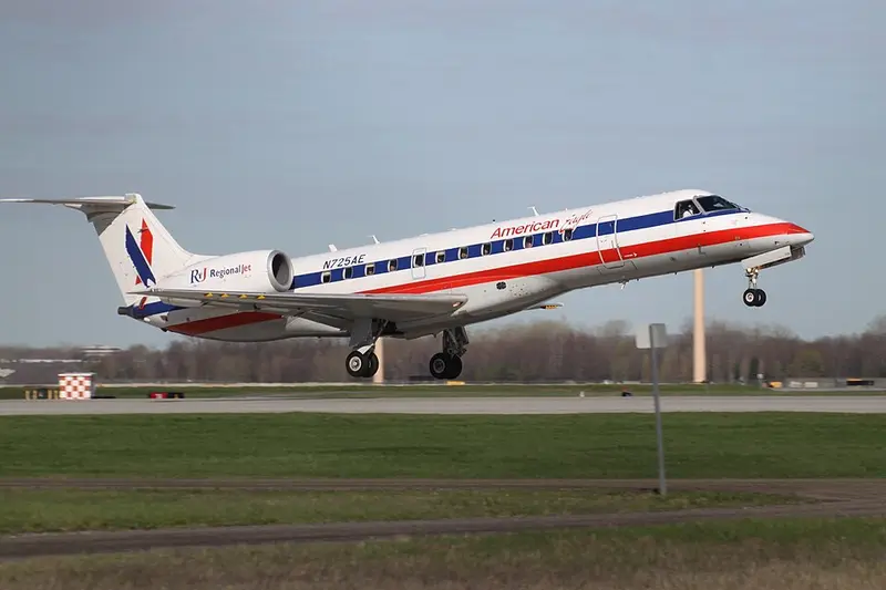Embraer ERJ-135, example photo from Wikimedia Commons