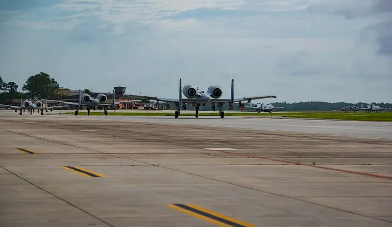 Fairchild (1) A-10 Thunderbolt 2, Beispielfoto von Wikimedia Commons