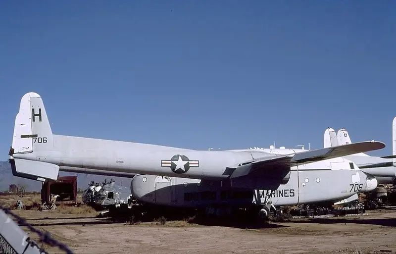 Fairchild (1) R4Q Flying Boxcar, Beispielfoto von Wikimedia Commons