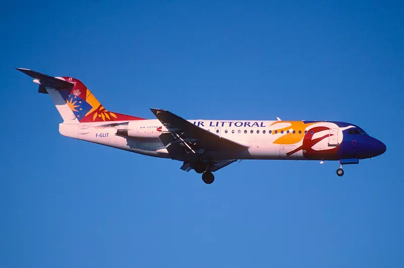 Fokker 70, Beispielfoto von Wikimedia Commons