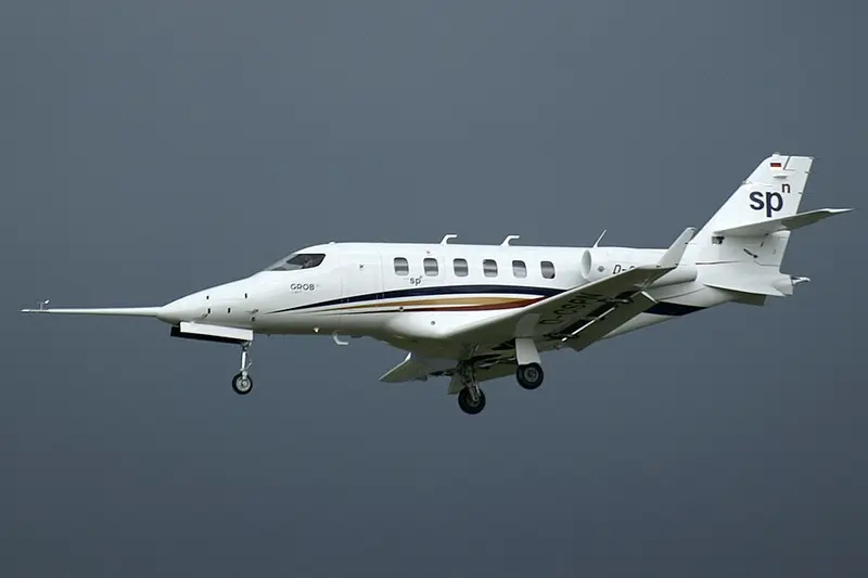 Grob G-180 SPn Utility Jet, example photo from Wikimedia Commons