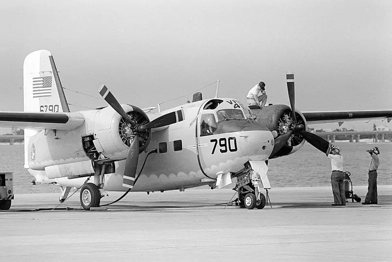 Grumman TF Trader, example photo from Wikimedia Commons