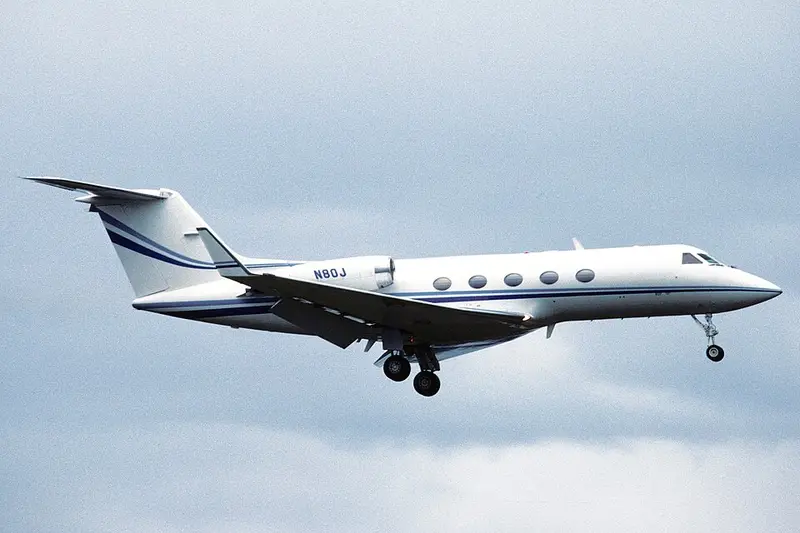 Gulfstream Aerospace G-1159A Gulfstream 3, example photo from Wikimedia Commons