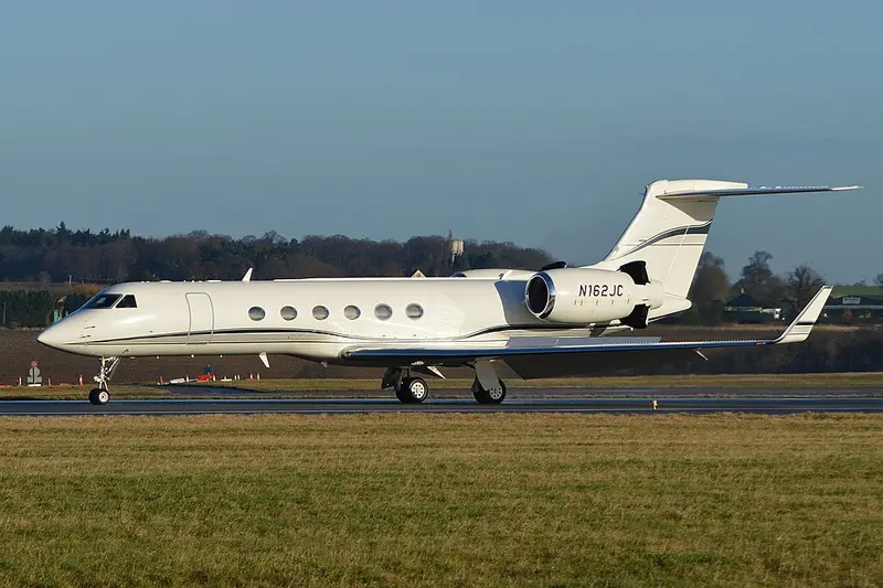 Gulfstream Aerospace Gulfstream V, Beispielfoto von Wikimedia Commons